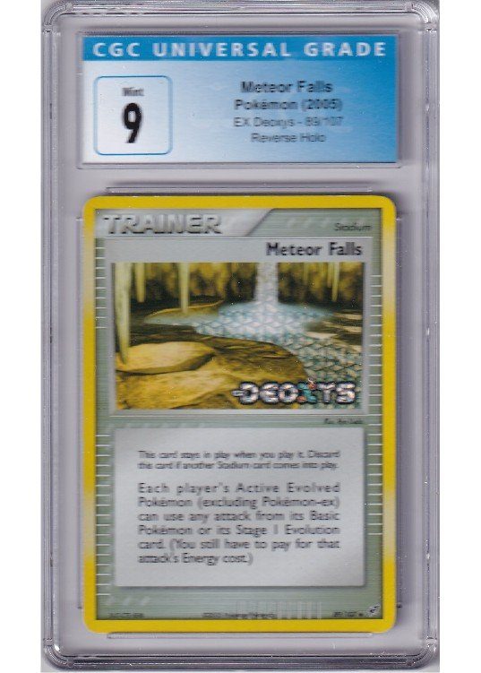 Meteor Falls 89/107 Reverse Foil CGC 9
