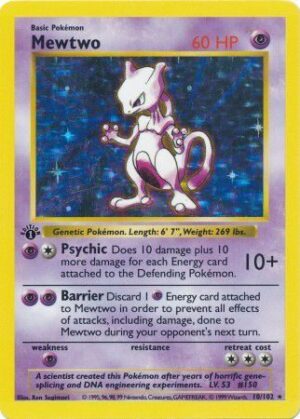 Mewtwo - 10/102 - 1st Edition (Holo)