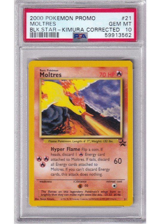 Moltres – Corrected – 21 – PSA 10