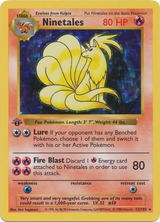 Ninetales – 12/102 – 1st Edition (Holo)
