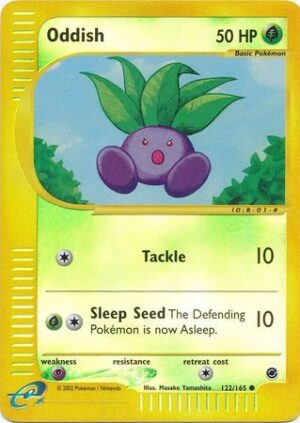 Oddish - 122/165 - Reverse