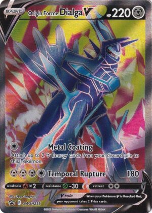 Origin Forme Dialga VSTAR Premium Collection - Origin Forme Dialga V SWSH255 - Pokemon Sword & Shield Promo kort