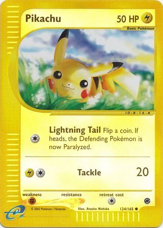Pikachu - 124/165 - Reverse