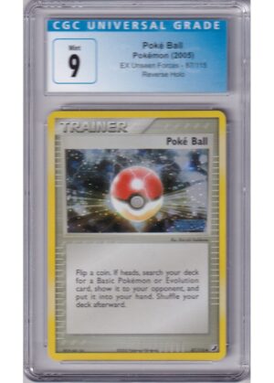 Poké Ball 87/115 Reverse Foil CGC 9
