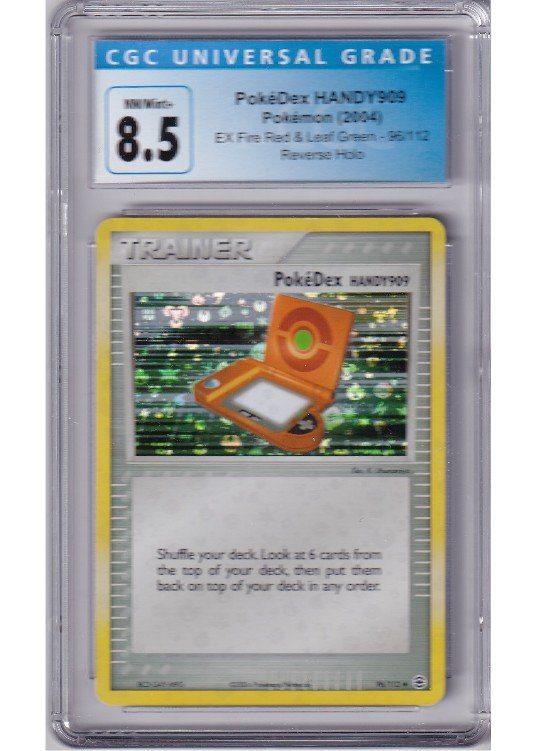 PokéDex HANDY909 – 96/112 – Reverse Foil – CGC 8.5