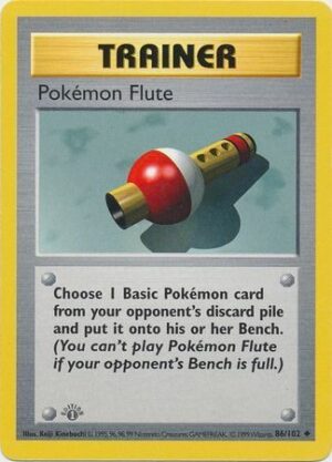 Pokémon Flute - 86/102 - 1st Edition