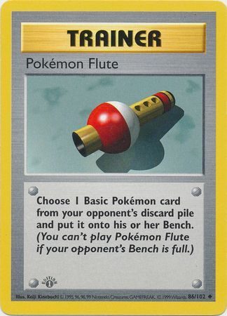 Pokémon Flute - 86/102 - 1st Edition