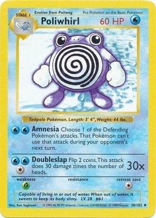 Poliwhirl - 38/102 - Shadowless