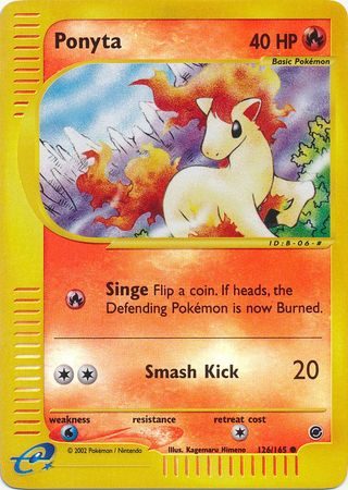 Ponyta - 126/165 - Reverse