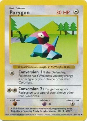 Porygon - 39/102 - Shadowless