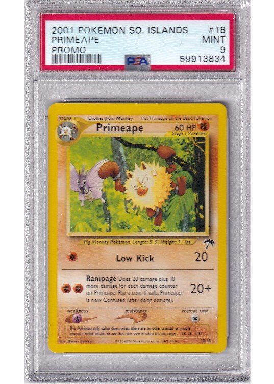 Primeape – 18/18 – PSA 9