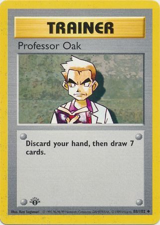 Professor Oak – 88/102 – 1st Edition