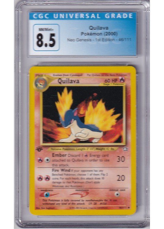 Quilava 46/111 1st Edition CGC 8.5