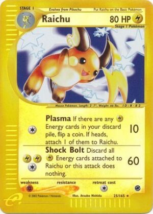 Raichu - 25/165 - Reverse