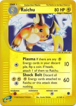Raichu - 61/165 - Reverse