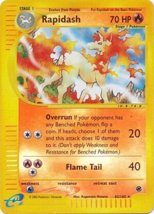 Rapidash - 62/165 - Reverse