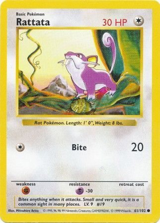 Rattata - 61/102 - Shadowless