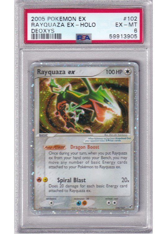 Rayquaza ex 102/107 PSA 6