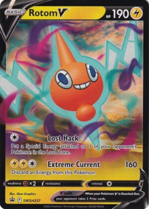 Rotom V - Rotom V SWSH257 - Pokemon Sword & Shield Promo kort