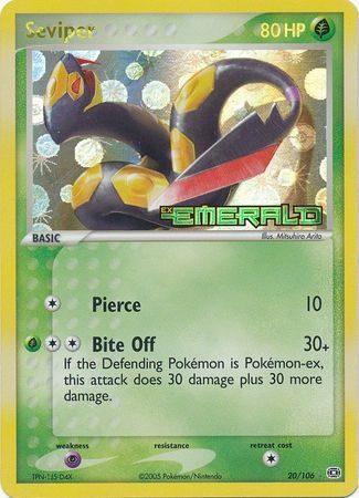Seviper - 20/106 - Reverse