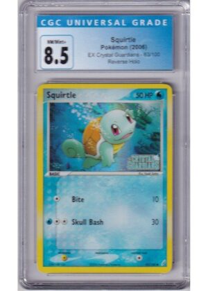 Squirtle 63/100 Reverse Foil CGC 8.5