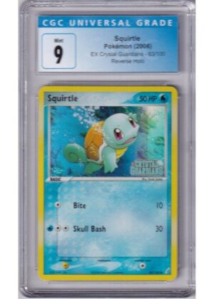 Squirtle 63/100 Reverse Foil CGC 9