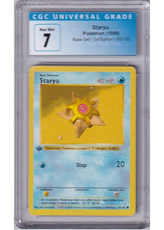 Staryu – 65/102 – 1st Edition – CGC 7