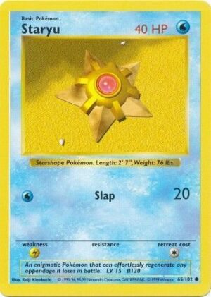 Staryu - 65/102 - Shadowless