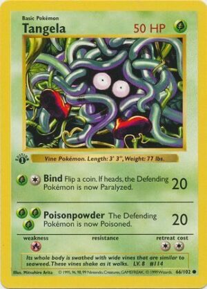 Tangela - 66/102 - 1st Edition