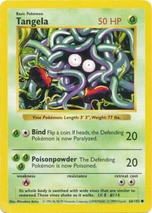 Tangela - 66/102 - Shadowless