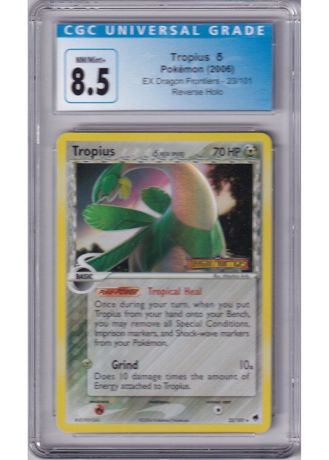 Tropius &delta; 23/101 Reverse Foil CGC 8.5