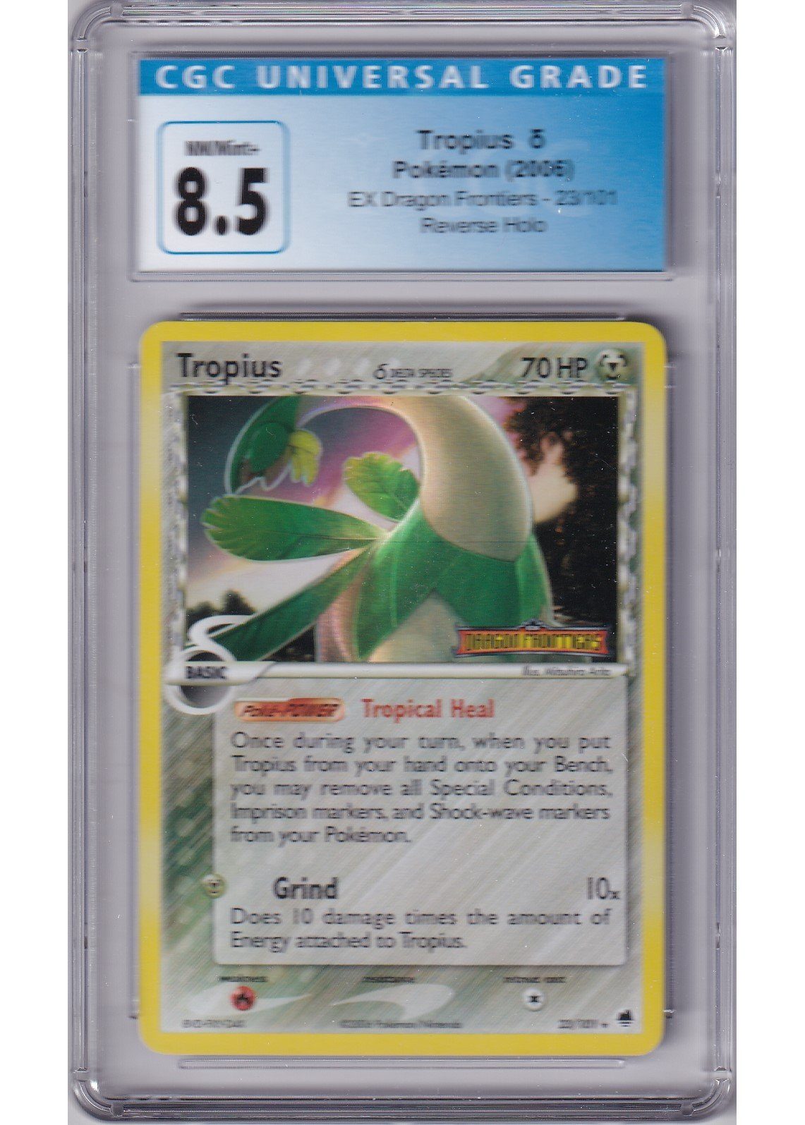Tropius &delta; 23/101 Reverse Foil CGC 8.5