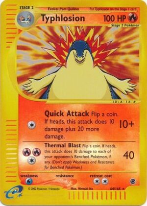 Typhlosion - 64/165 - Reverse