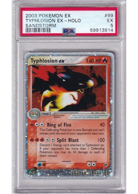 Typhlosion ex 99/100 PSA 5