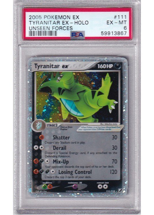 Tyranitar ex – 111/115 – PSA 6