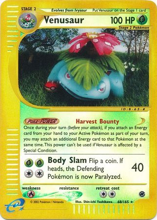 Venusaur - 68/165 - Reverse