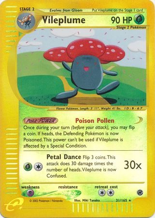 Vileplume - 31/165 - Reverse