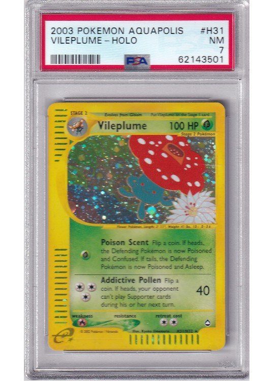 Vileplume H31/H32 PSA 7