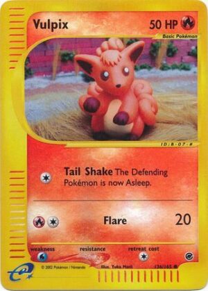 Vulpix - 136/165 - Reverse