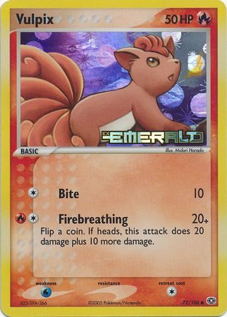 Vulpix - 72/106 - Reverse