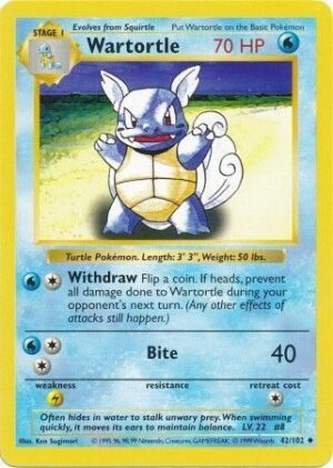 Wartortle - 42/102 - Shadowless
