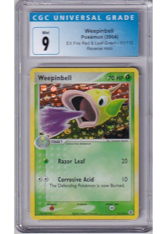 Weepinbell 51/112 Reverse Foil CGC 9