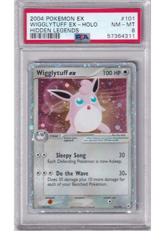 Wigglytuff ex 101/101 PSA 8