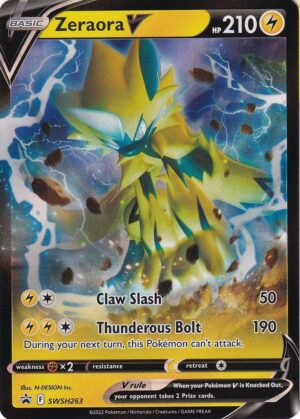 Zeraora VMAX & VSTAR Battle Box - Zeraora V SWSH263 - Pokemon Sword & Shield Promo kort