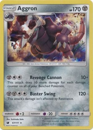 Aggron – 67/111 (Holo)