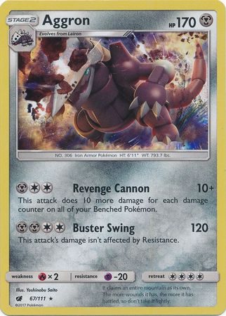 Aggron - 67/111 (Holo)