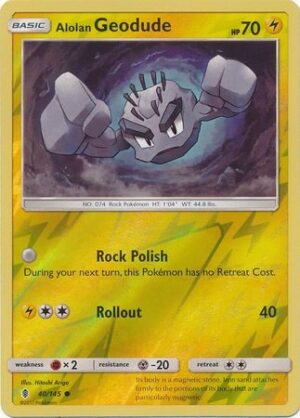 Alolan Geodude - 40/145 - Reverse