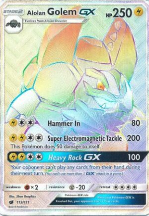 Alolan Golem-GX - 113/111