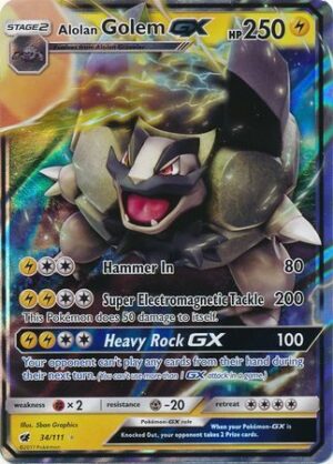 Alolan Golem-GX - 34/111