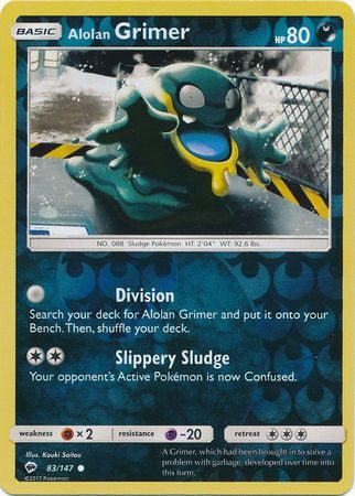 Alolan Grimer - 83/147 - Reverse